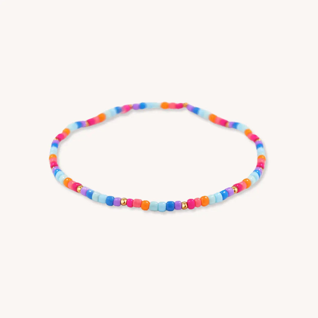 Multi-Piece Summer Beaded Bracelet Set