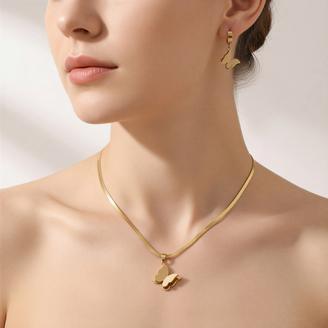 Butterfly Jewellery Set