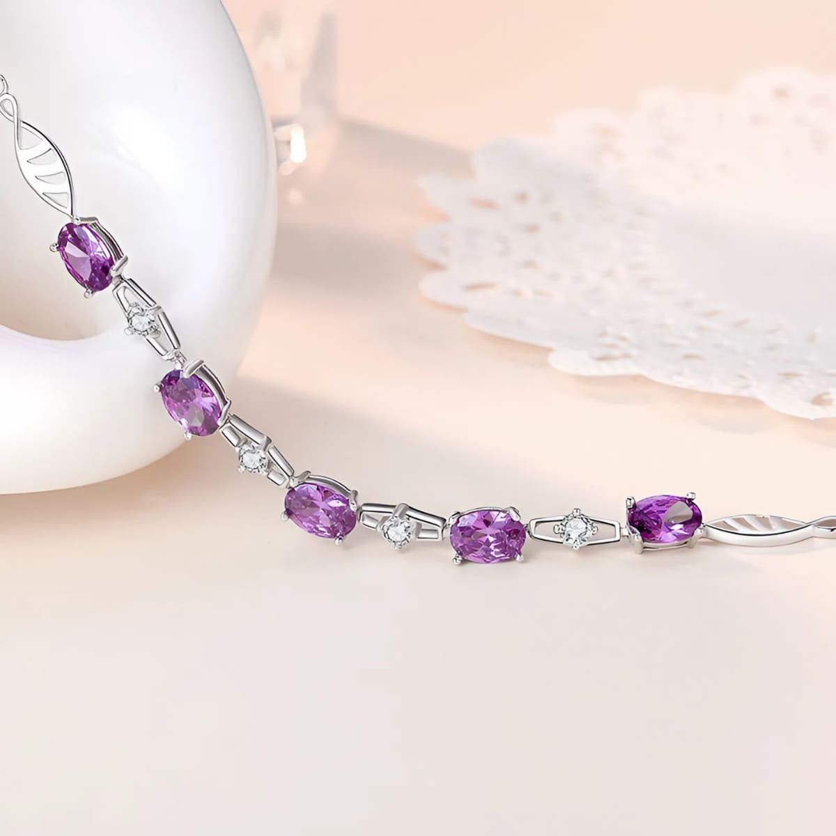 Dreamy Purple Star Bracelet