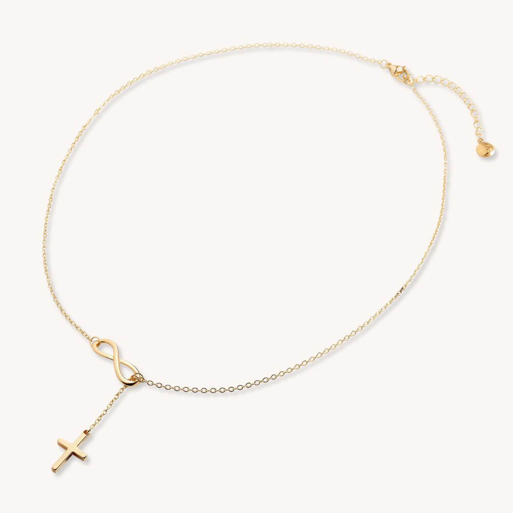Infinity Cross Necklace