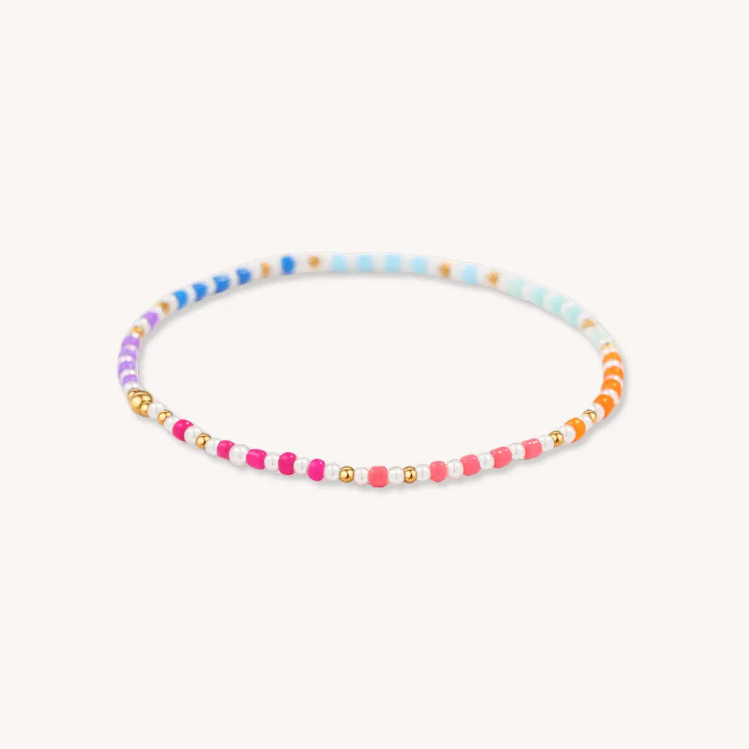 Multi-Piece Summer Beaded Bracelet Set