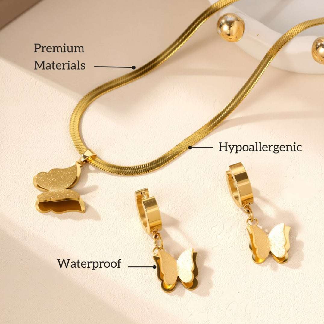 Butterfly Jewellery Set