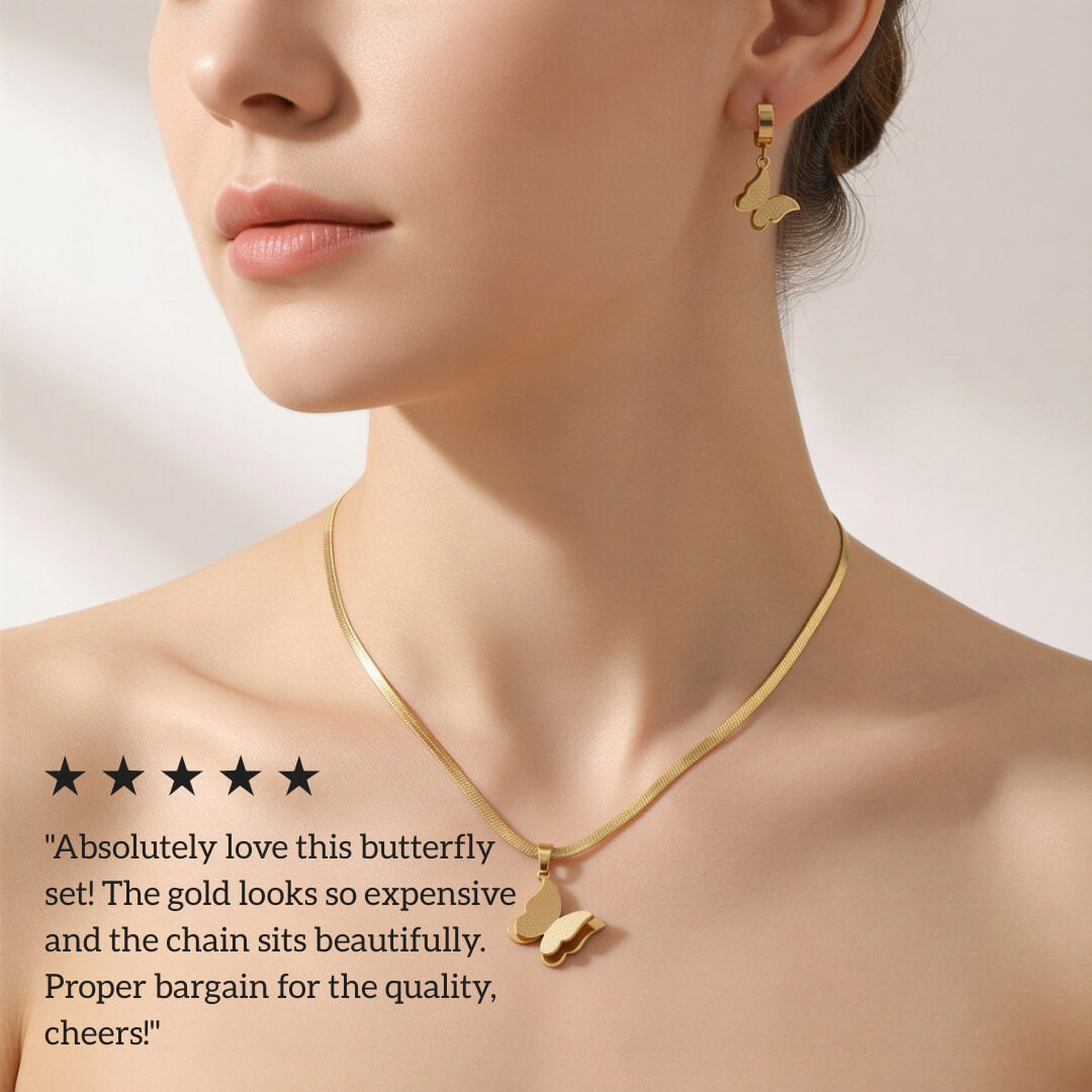 Butterfly Jewellery Set
