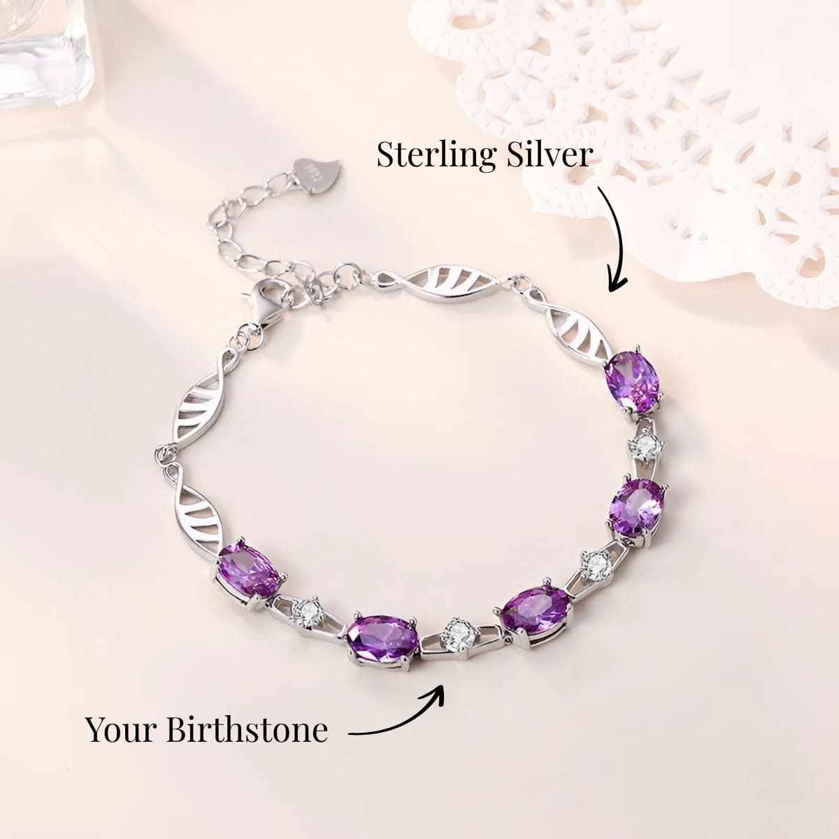 Dreamy Purple Star Bracelet