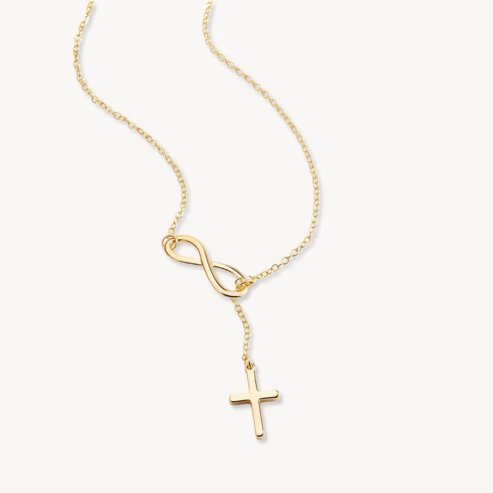 Infinity Cross Necklace
