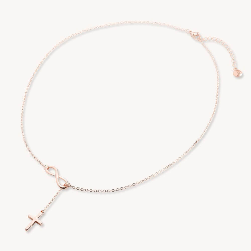 Infinity Cross Necklace