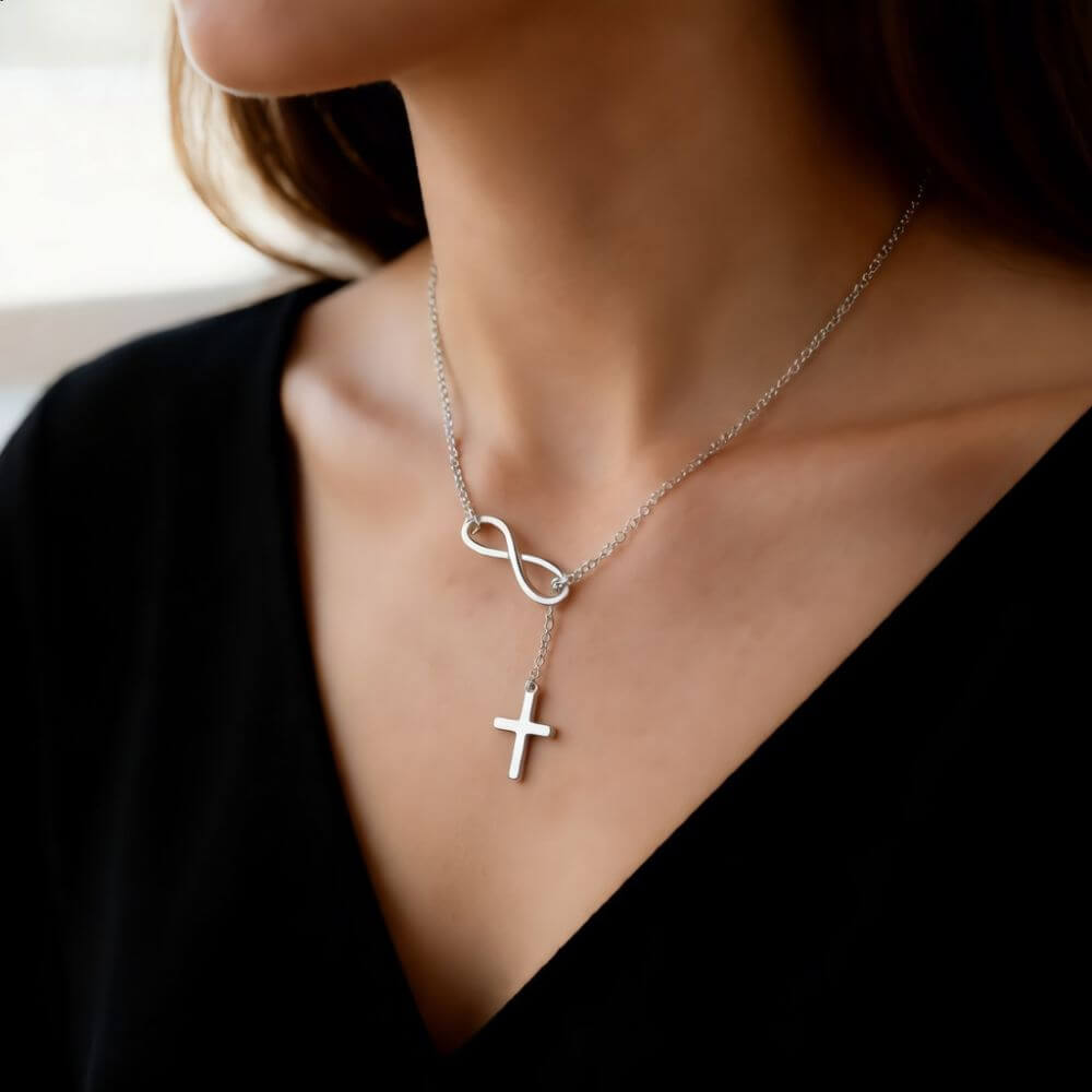 Infinity Cross Necklace